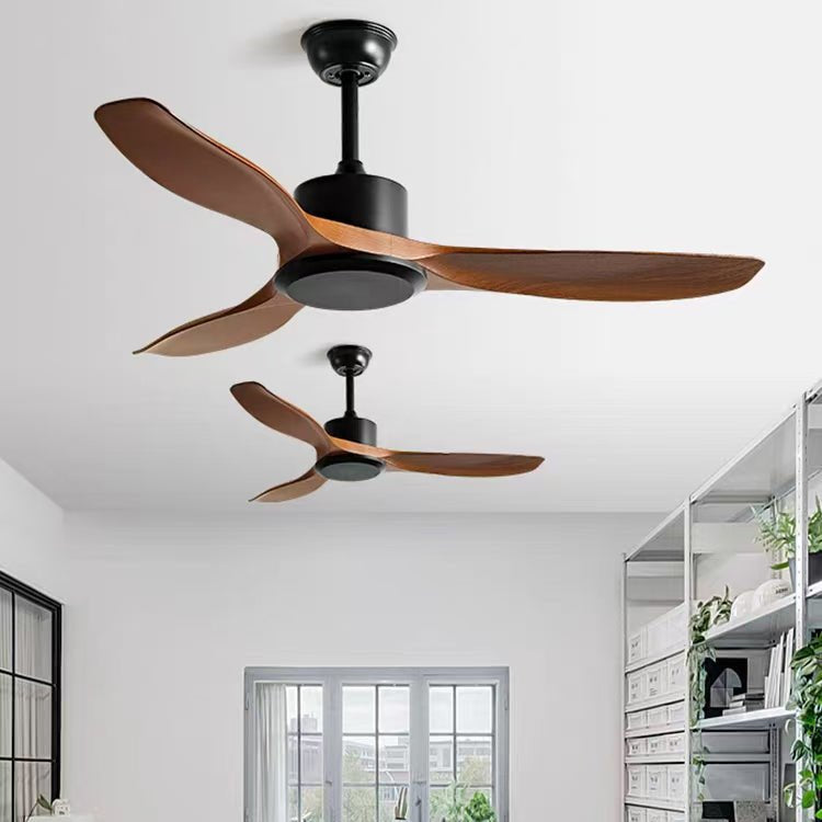 Meren Minimalist Wood Ceiling Fan Light-Neutral Decor