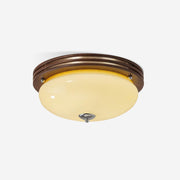 Povio Glass Flush Mount Ceiling Light