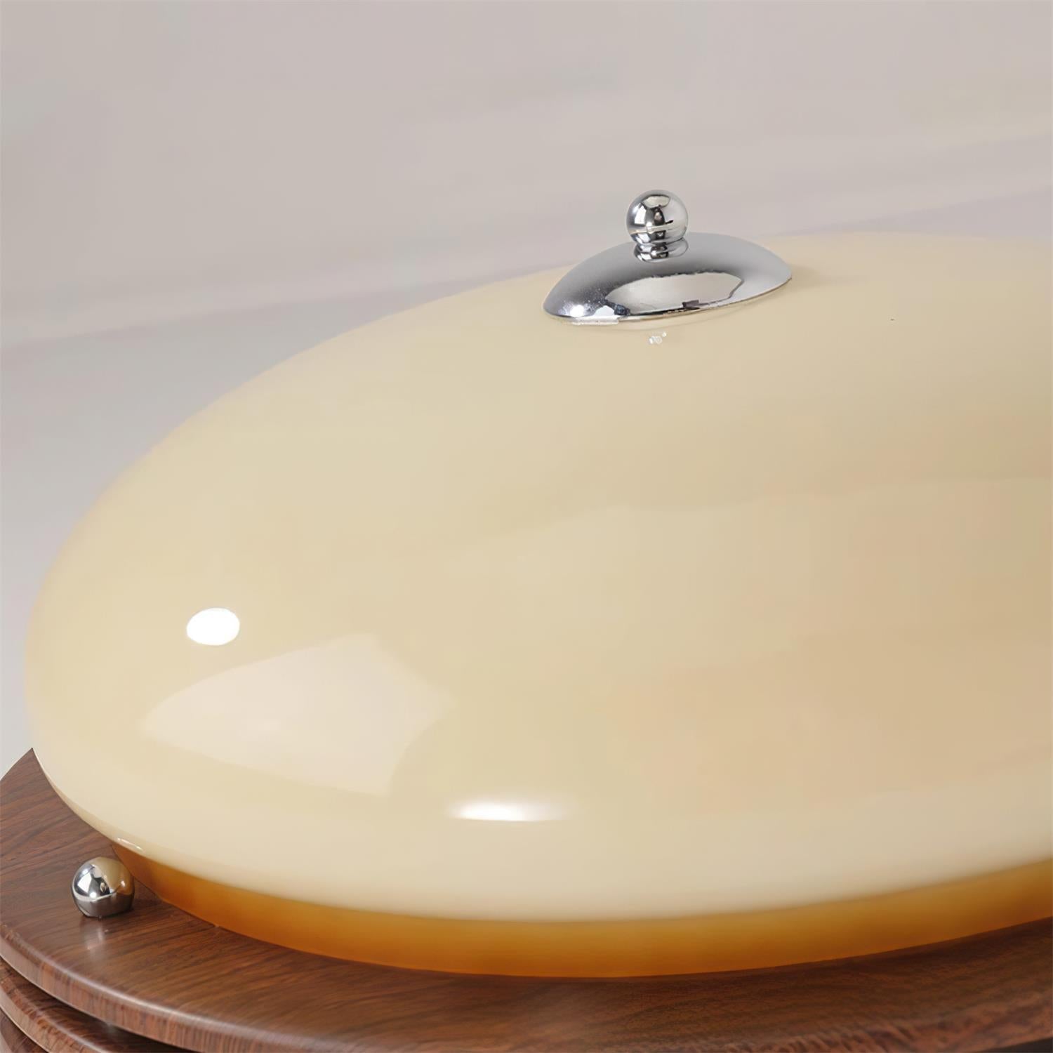Povio Glass Flush Mount Ceiling Light
