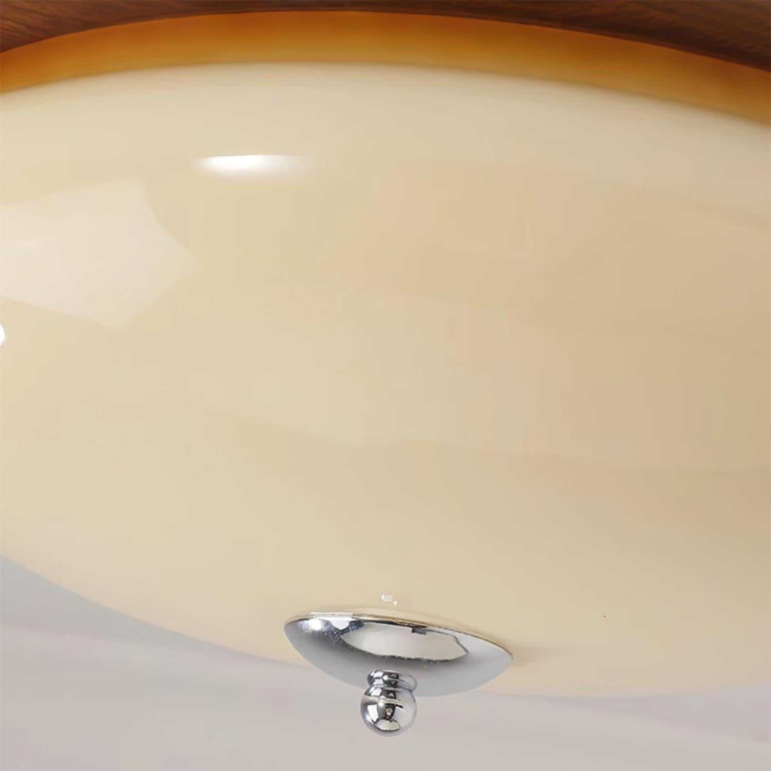 Povio Glass Flush Mount Ceiling Light