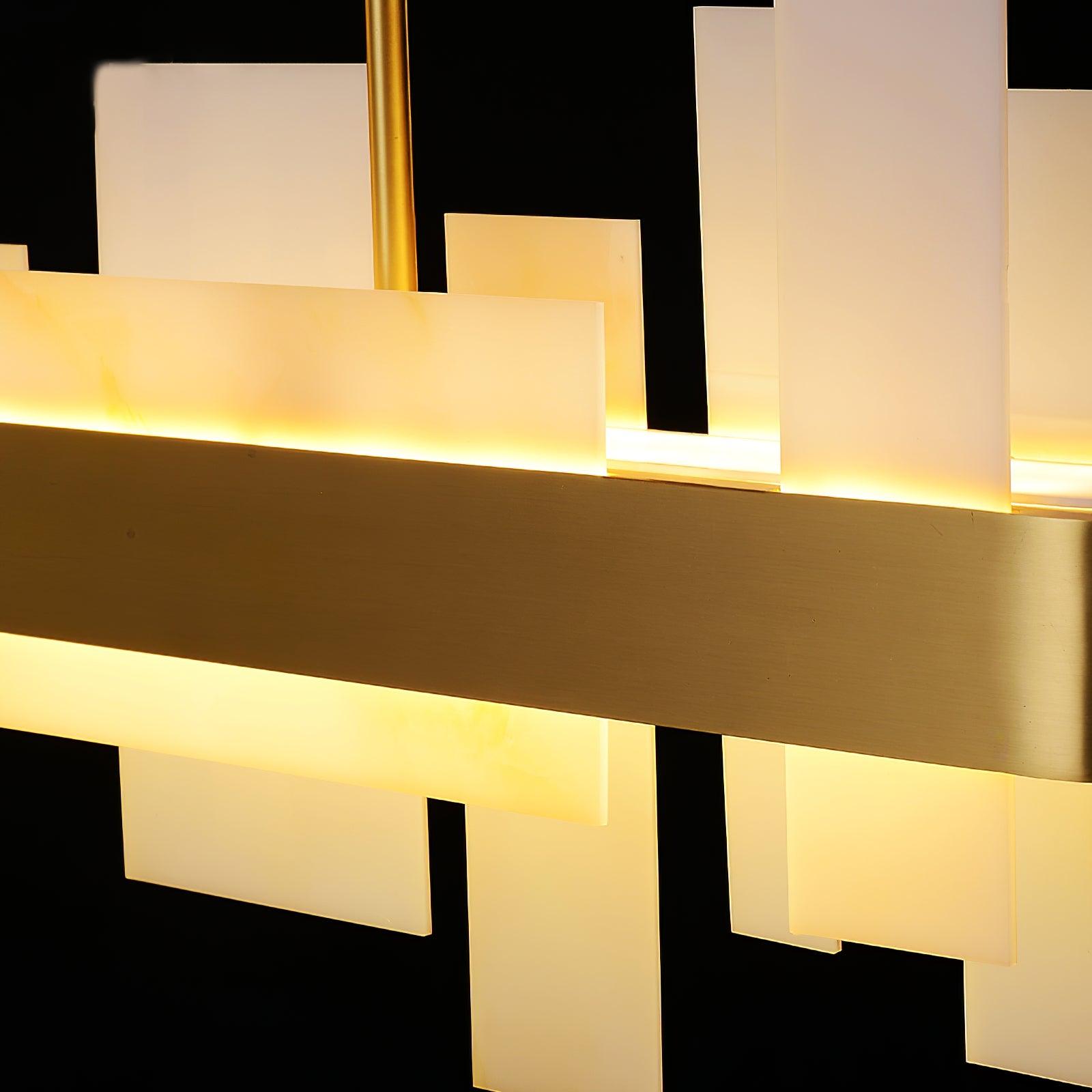 Lustra Chandelier Copper Acrylic Dining-Neutral Decor
