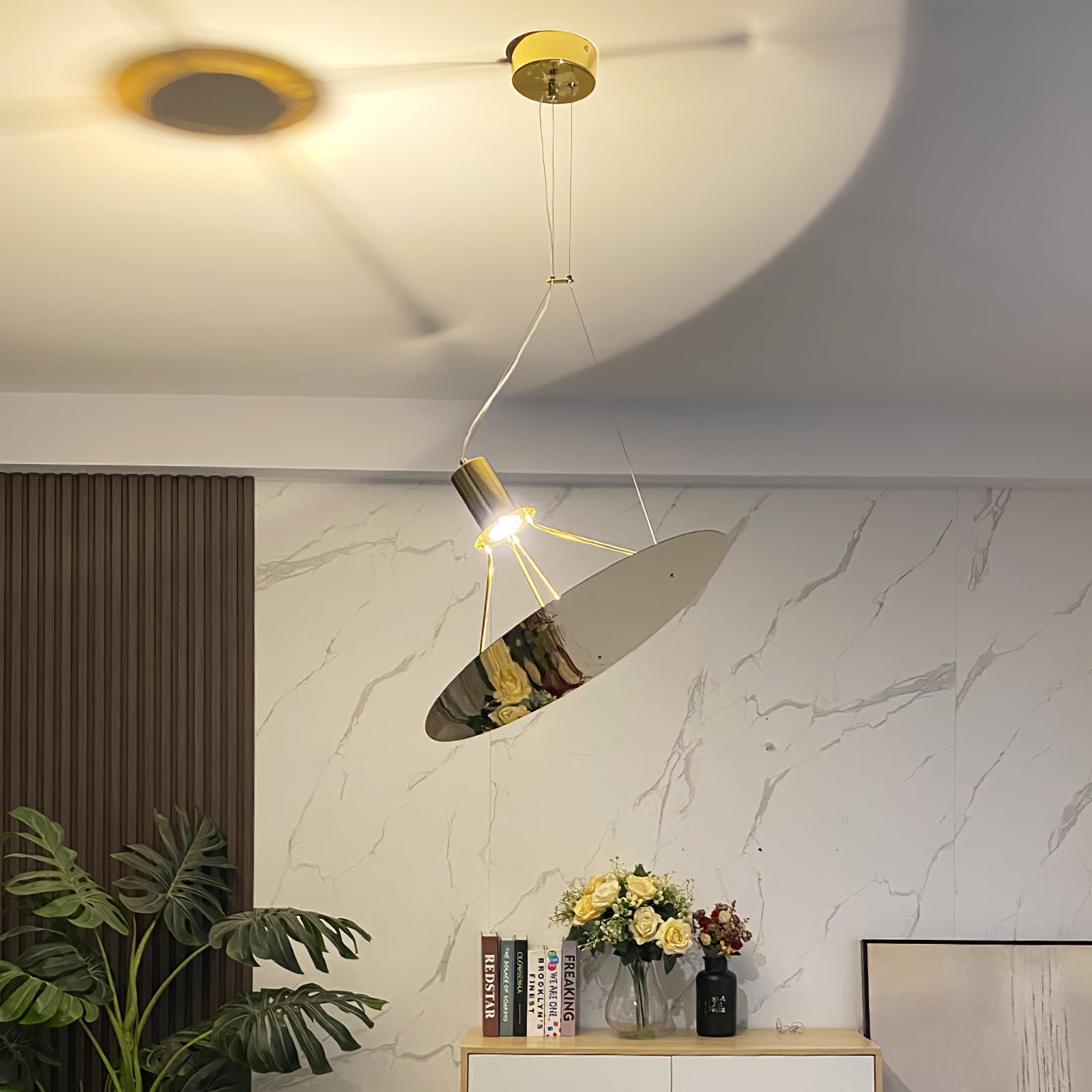 Brio Steel Minimalistic Pendant Lamp-Neutral Decor