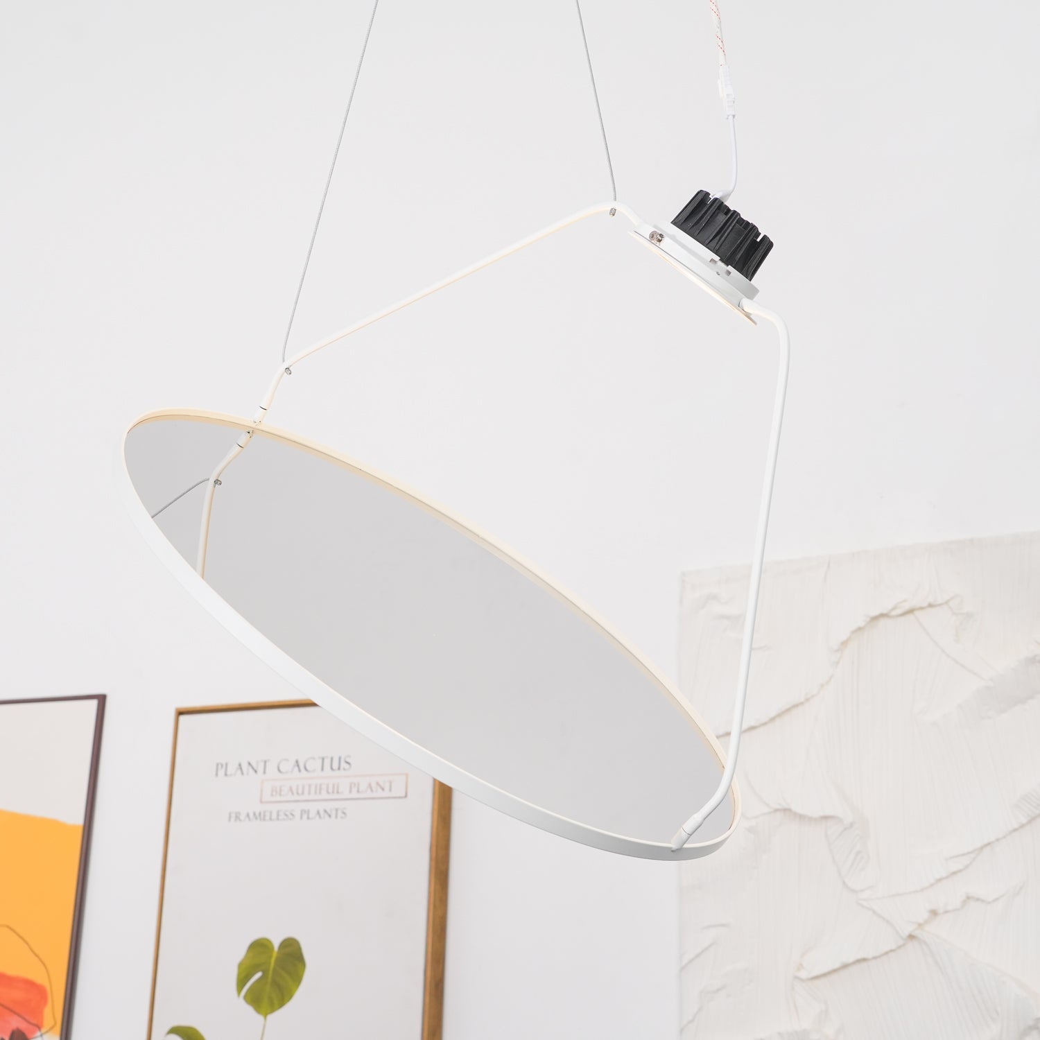 Brio Steel Minimalistic Pendant Lamp-Neutral Decor
