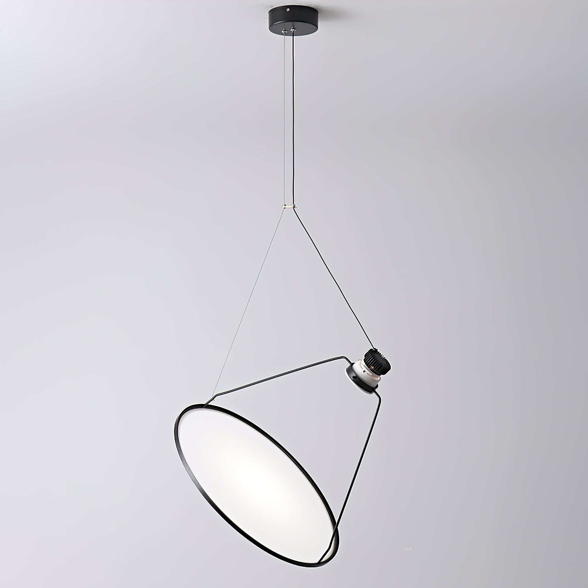 Brio Steel Minimalistic Pendant Lamp-Neutral Decor