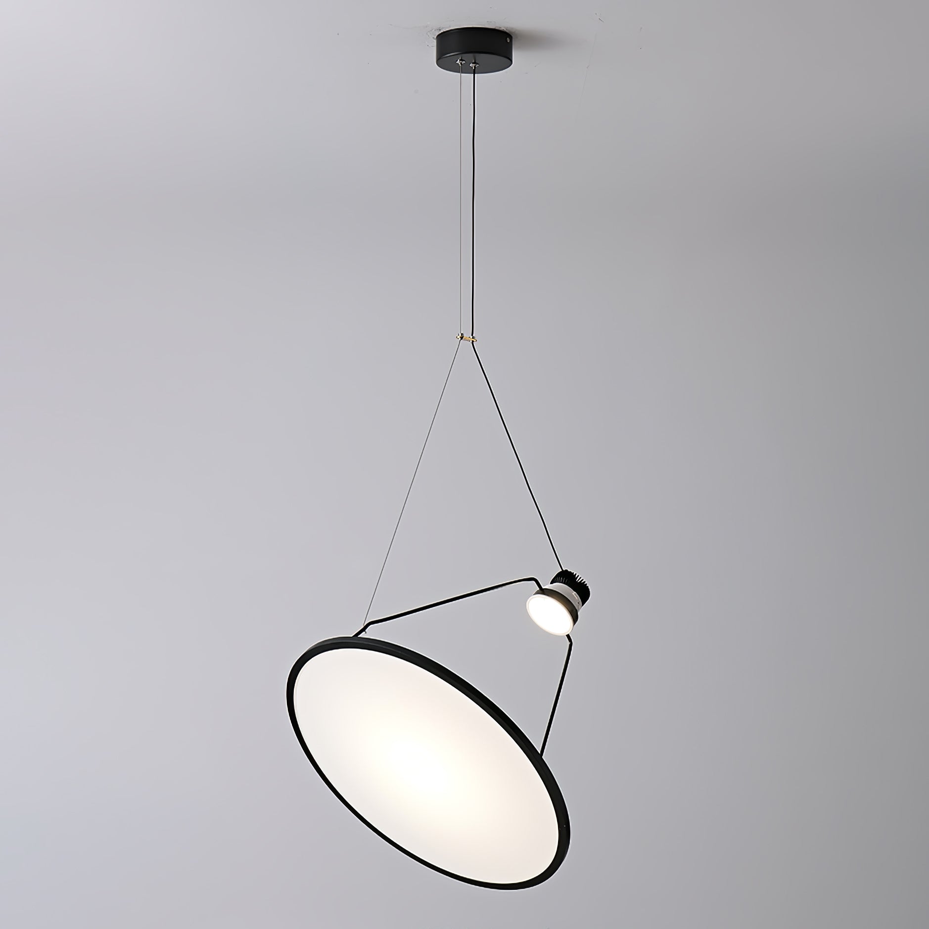 Brio Steel Minimalistic Pendant Lamp-Neutral Decor