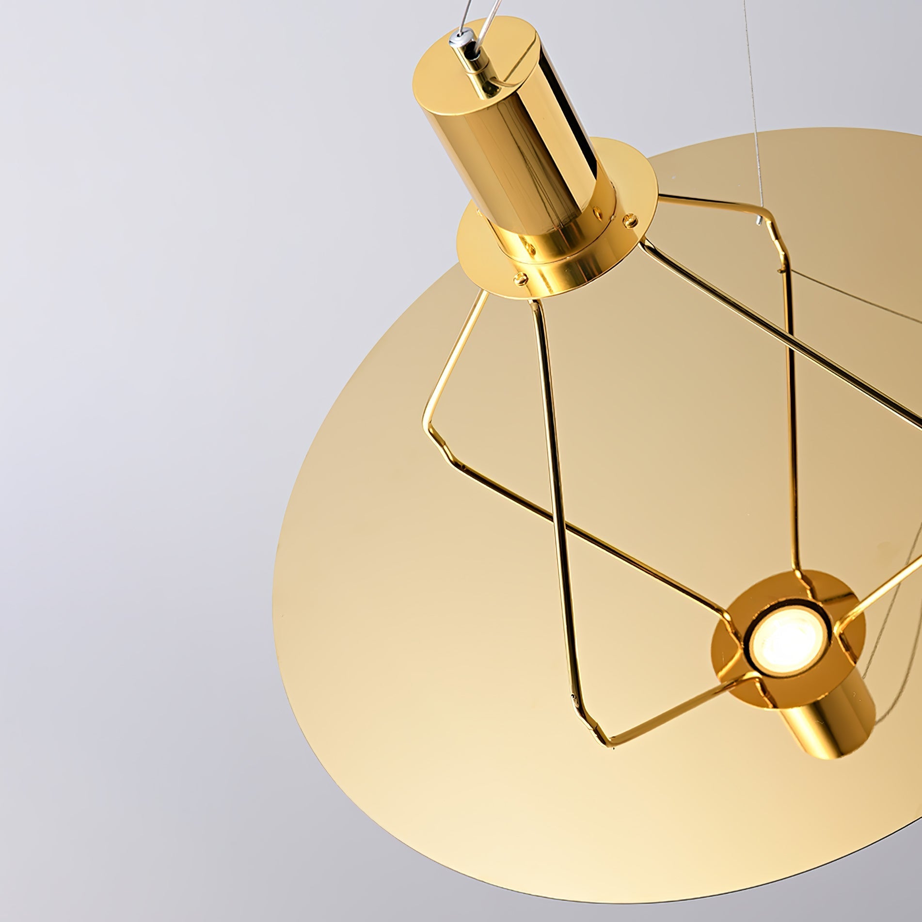 Brio Steel Minimalistic Pendant Lamp-Neutral Decor