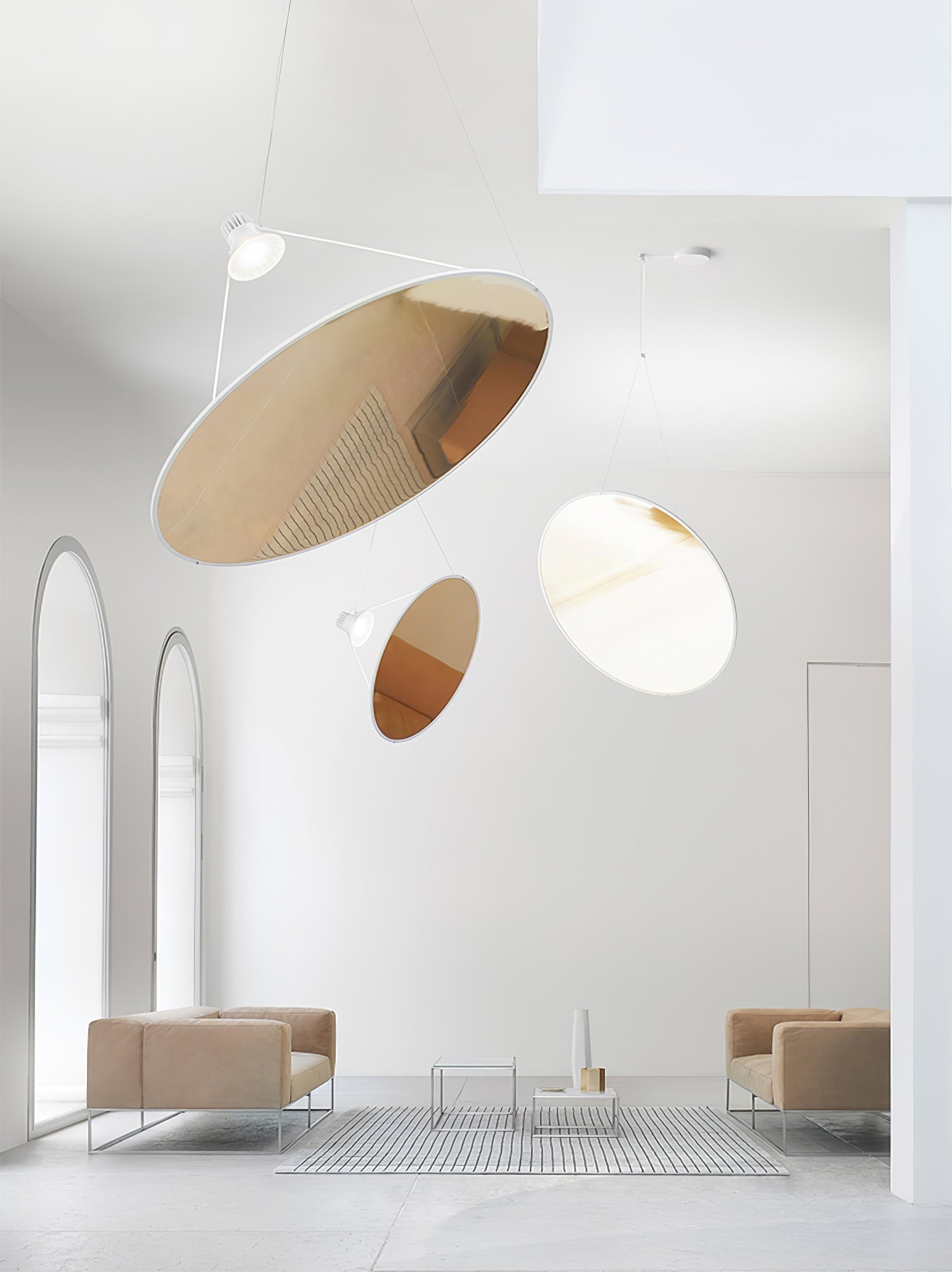 Brio Steel Minimalistic Pendant Lamp-Neutral Decor