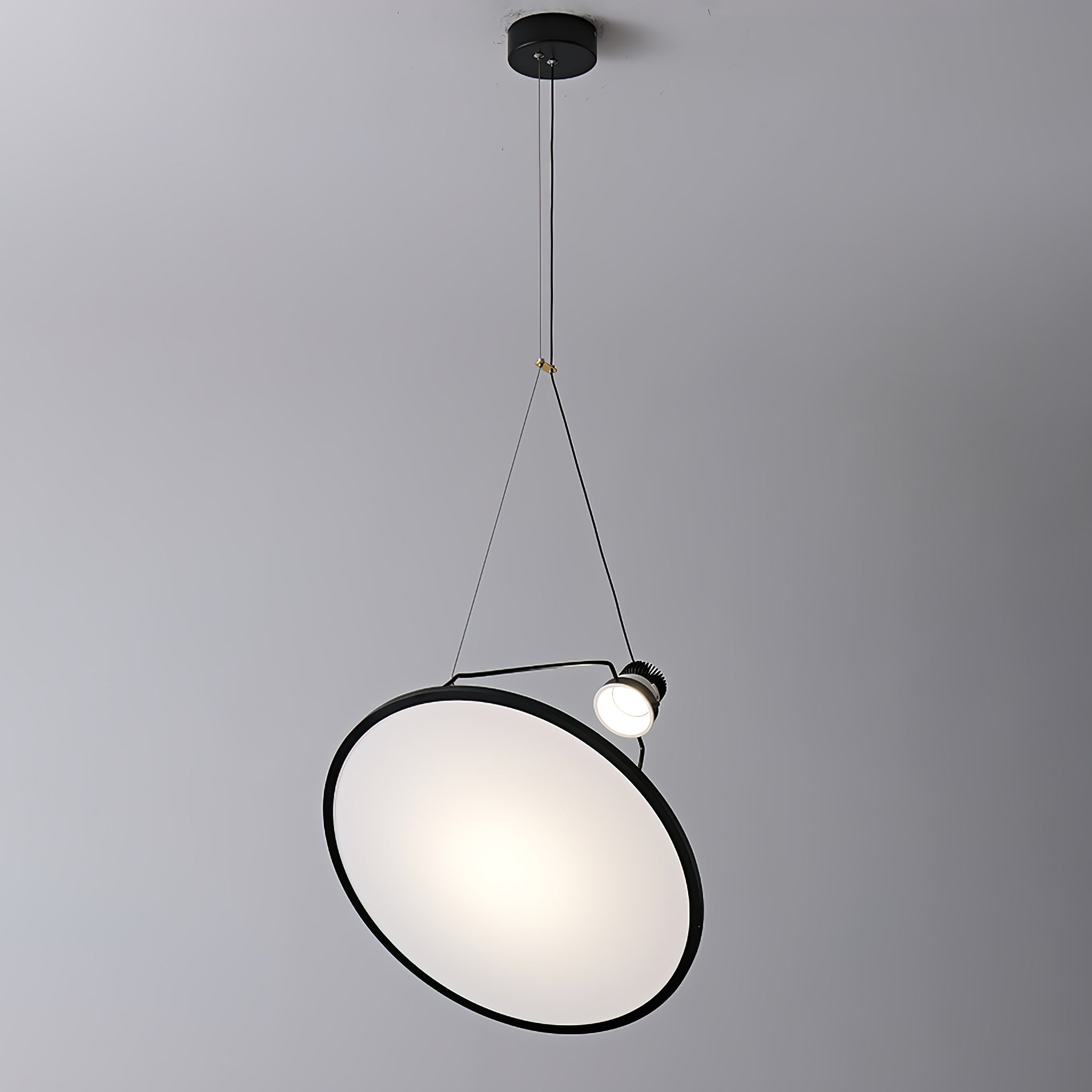 Brio Steel Minimalistic Pendant Lamp-Neutral Decor