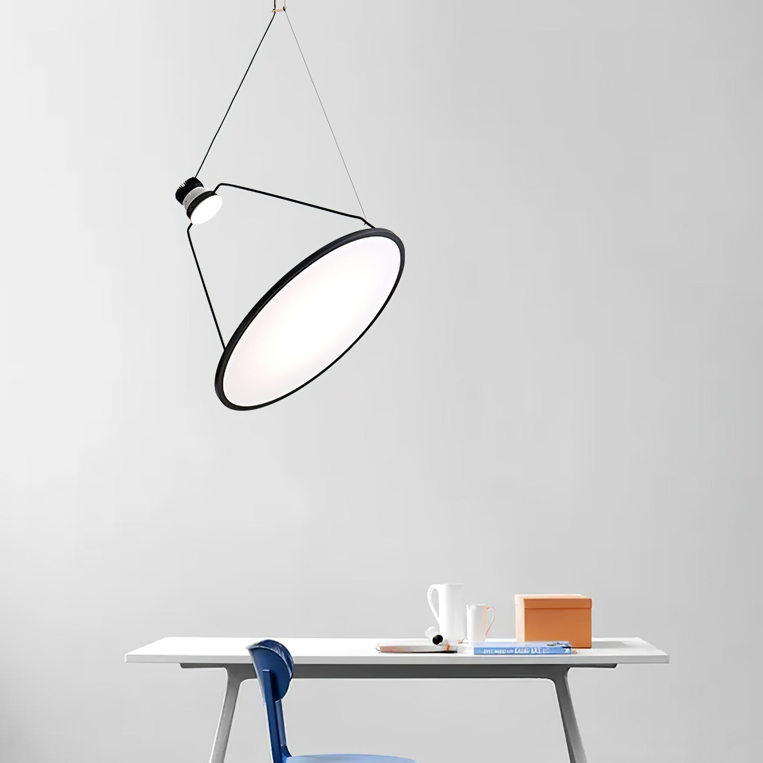 Brio Steel Minimalistic Pendant Lamp-Neutral Decor