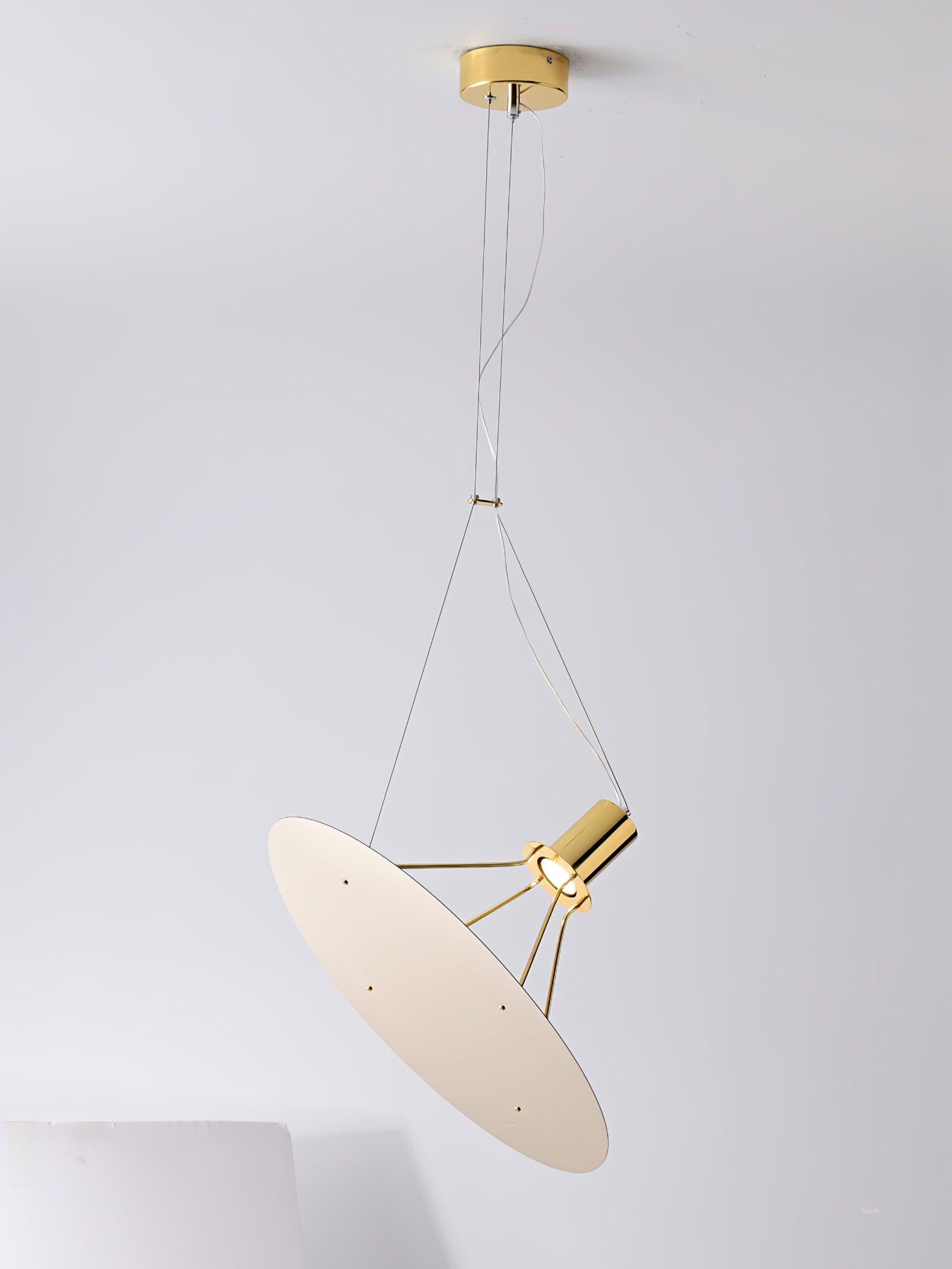 Brio Steel Minimalistic Pendant Lamp-Neutral Decor