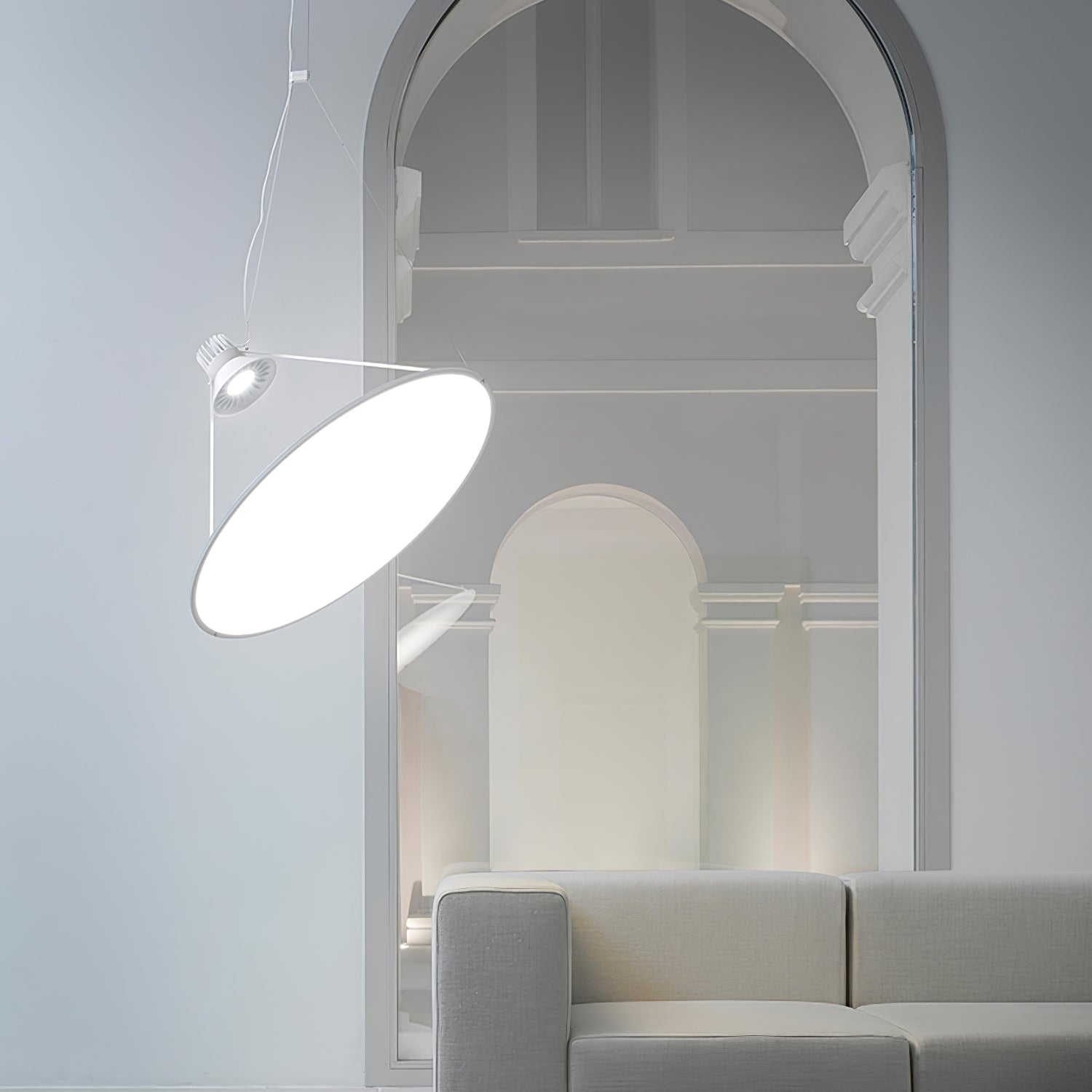 Brio Steel Minimalistic Pendant Lamp-Neutral Decor