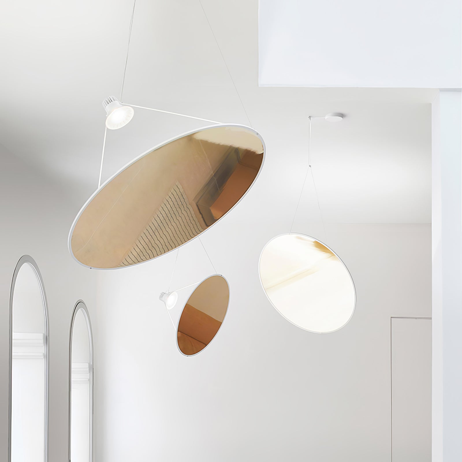 Brio Steel Minimalistic Pendant Lamp-Neutral Decor