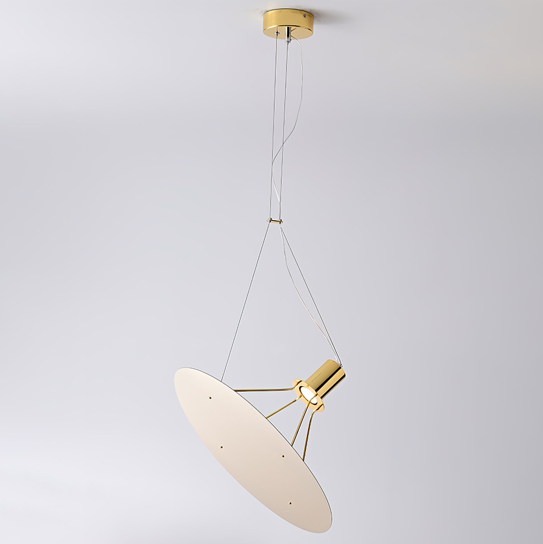 Brio Steel Minimalistic Pendant Lamp-Neutral Decor