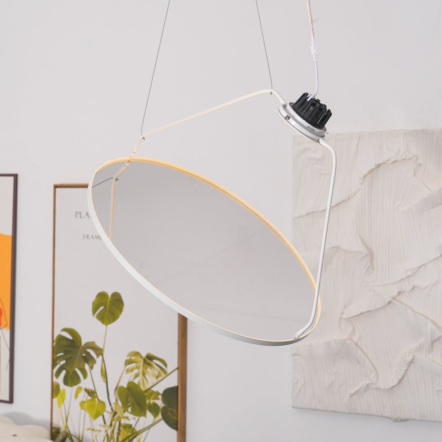 Brio Steel Minimalistic Pendant Lamp-Neutral Decor