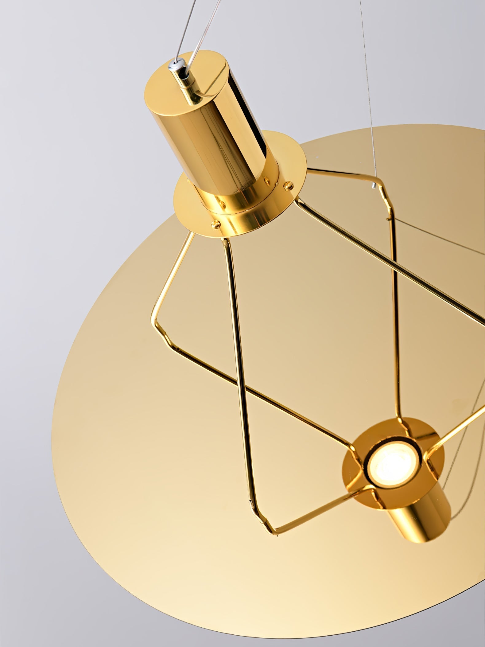 Brio Steel Minimalistic Pendant Lamp-Neutral Decor