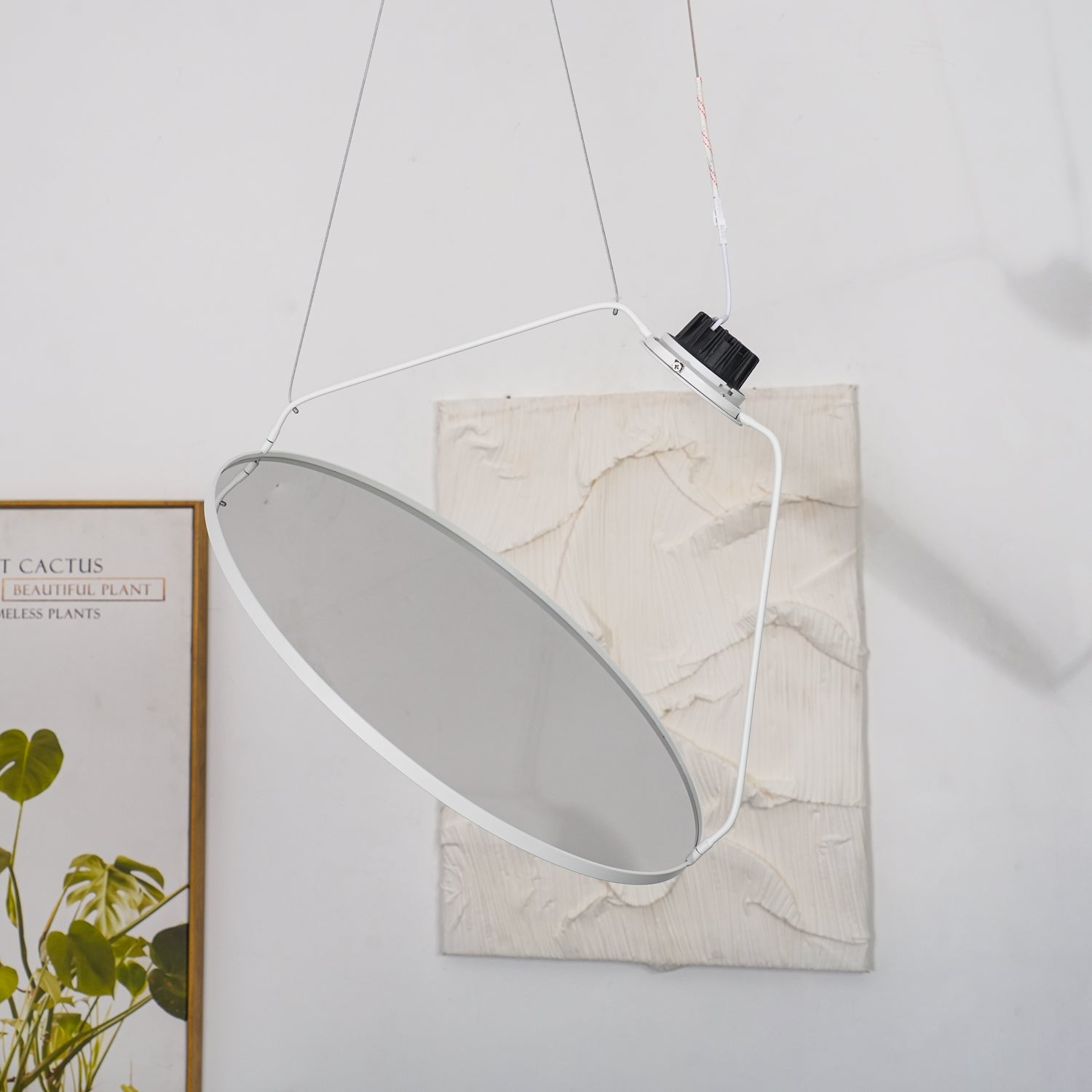 Brio Steel Minimalistic Pendant Lamp-Neutral Decor
