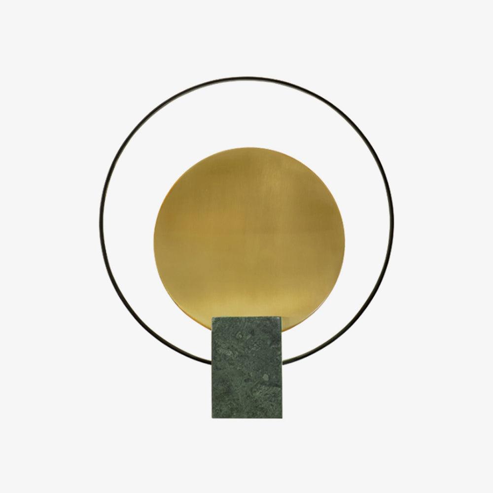 Lirixy Marble Geometric Table Lamp-Neutral Decor