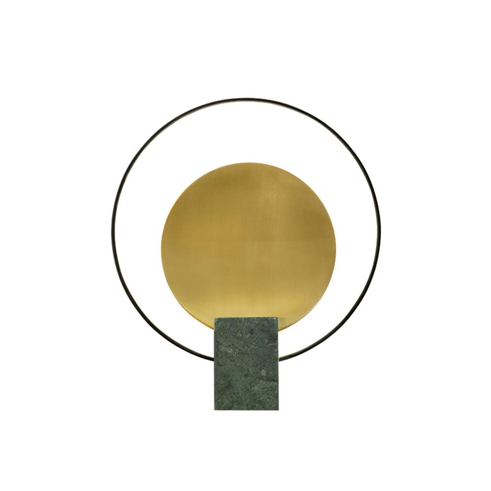Lirixy Marble Geometric Table Lamp-Neutral Decor