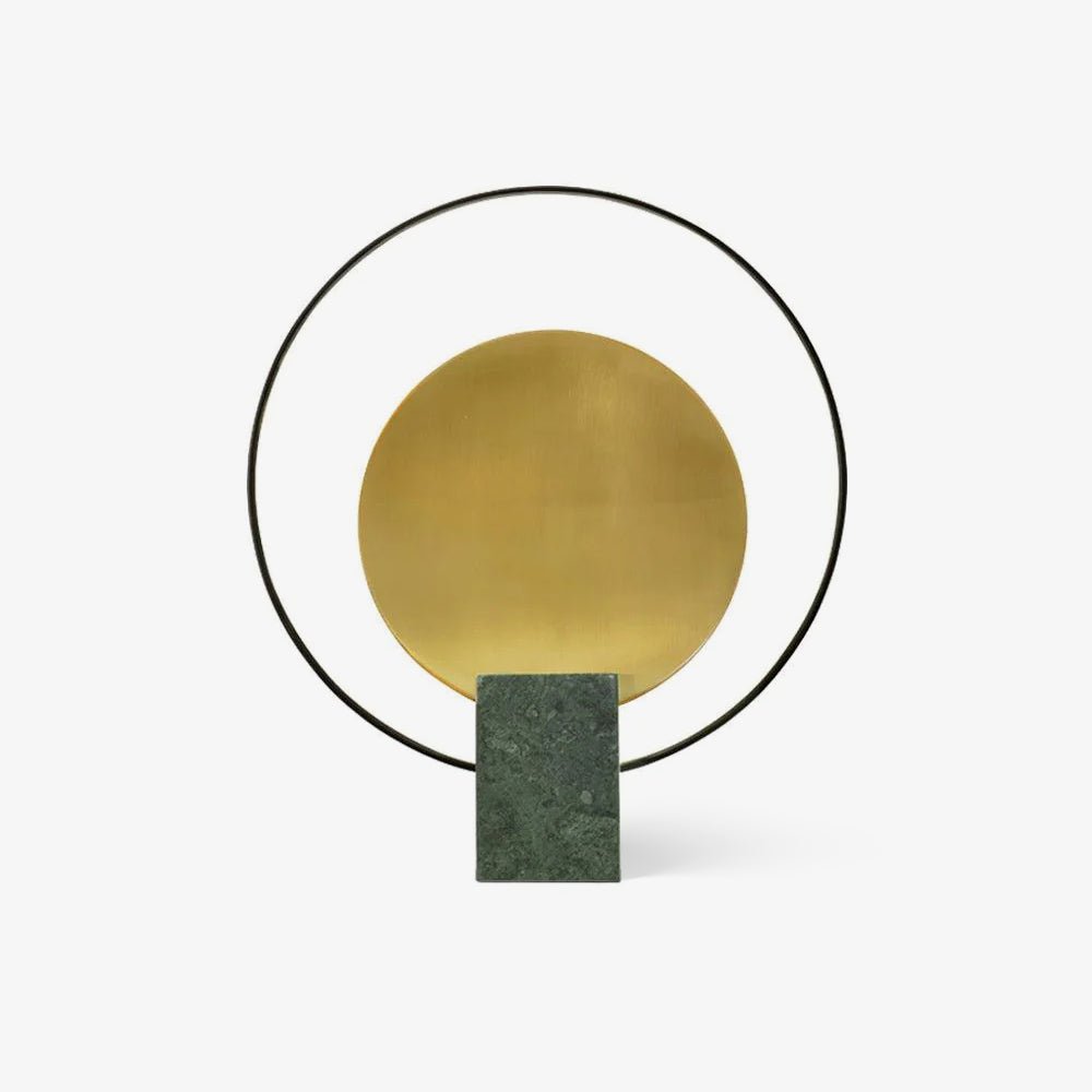 Lirixy Marble Geometric Table Lamp-Neutral Decor