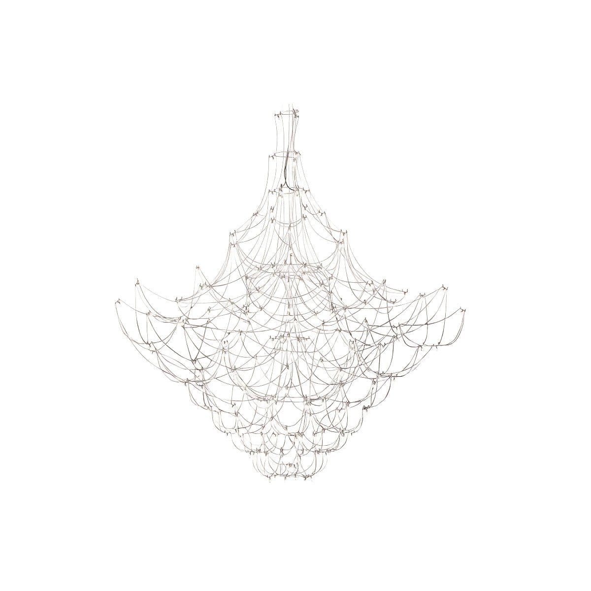 Wesrin Chandelier Stainless Steel Wire Firefly-Neutral Decor