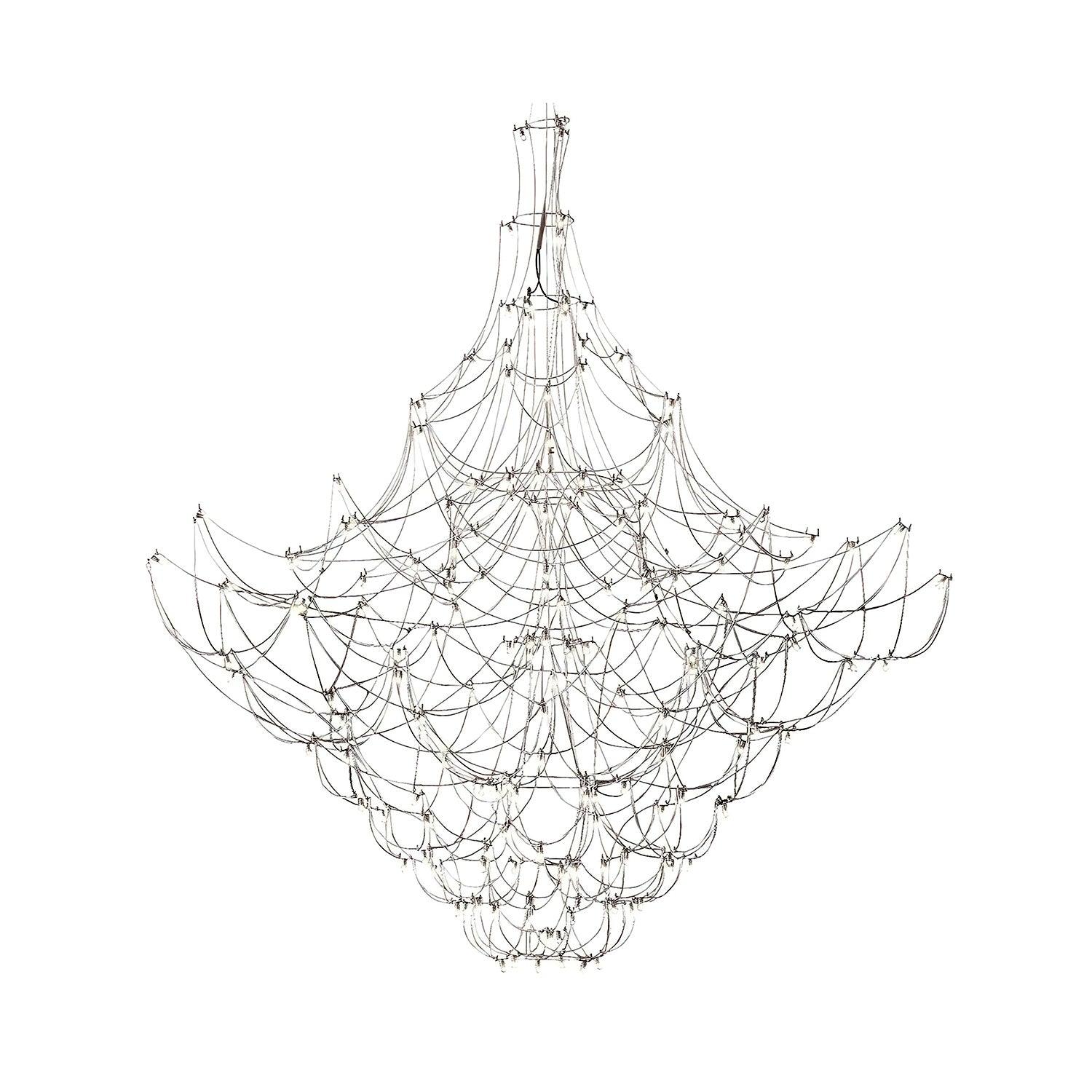 Wesrin Chandelier Stainless Steel Wire Firefly-Neutral Decor