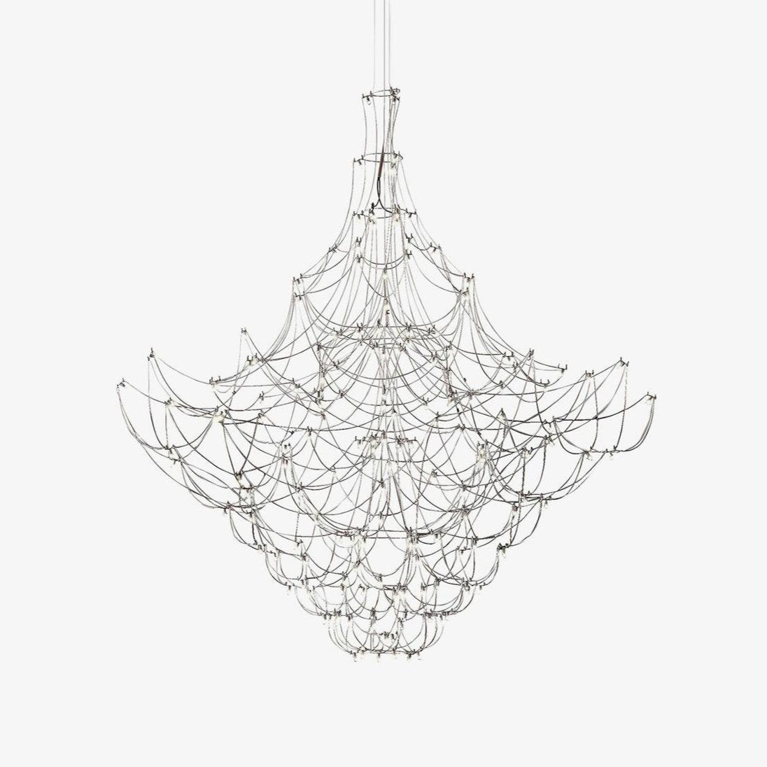Wesrin Chandelier Stainless Steel Wire Firefly-Neutral Decor