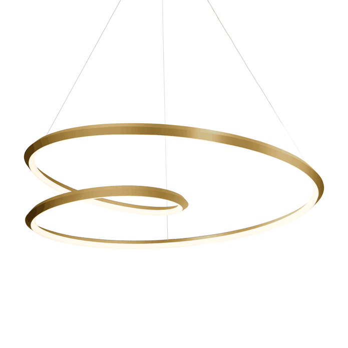 Dilen Chandelier Gold Aluminum Opal Glass-Neutral Decor