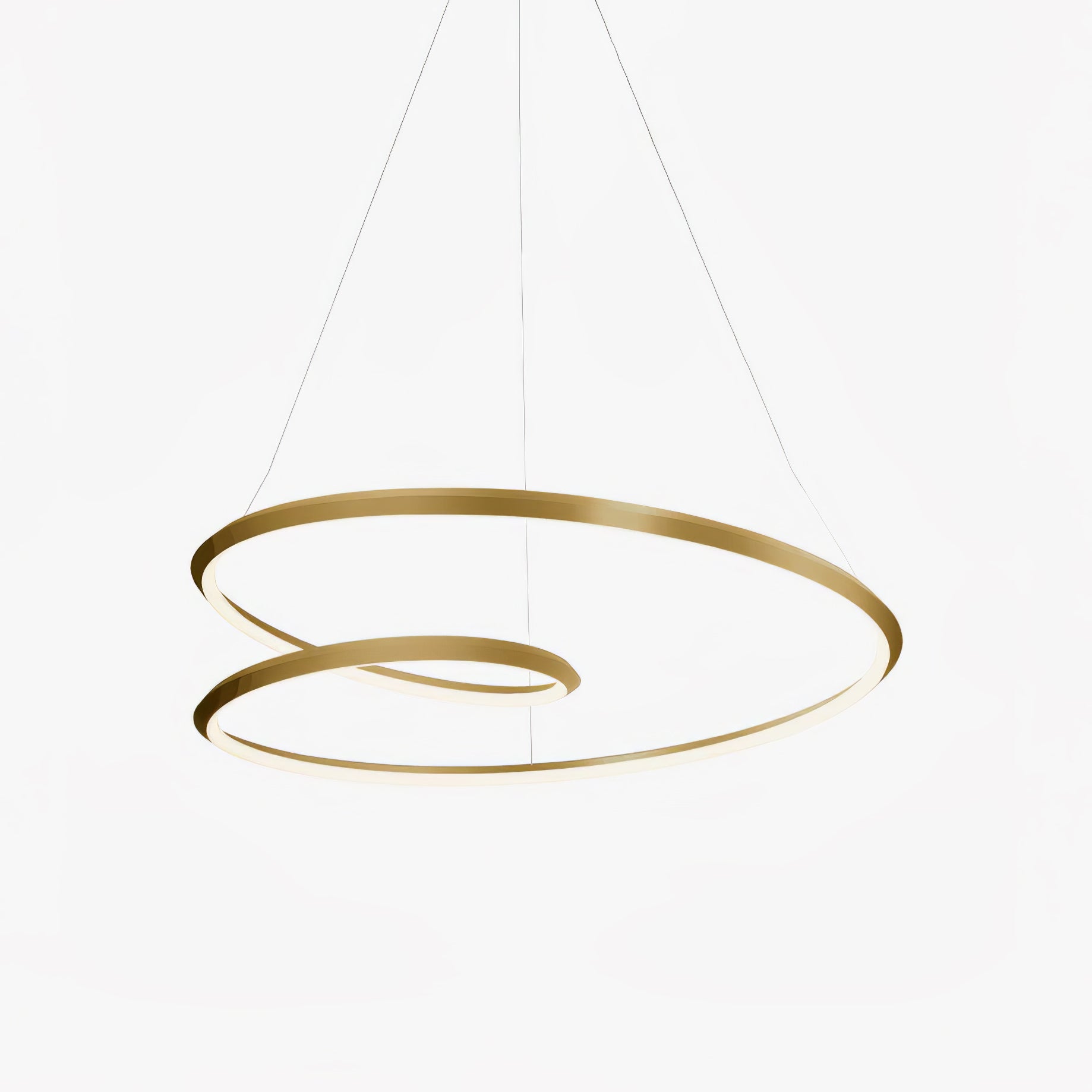 Dilen Chandelier Gold Aluminum Opal Glass-Neutral Decor