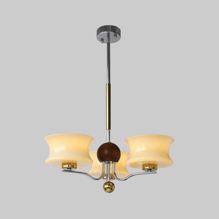 Celeste Elegant Glass Chandelier-Neutral Decor