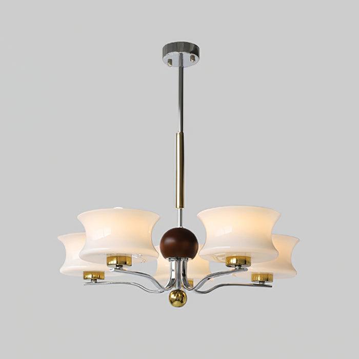 Celeste Elegant Glass Chandelier-Neutral Decor