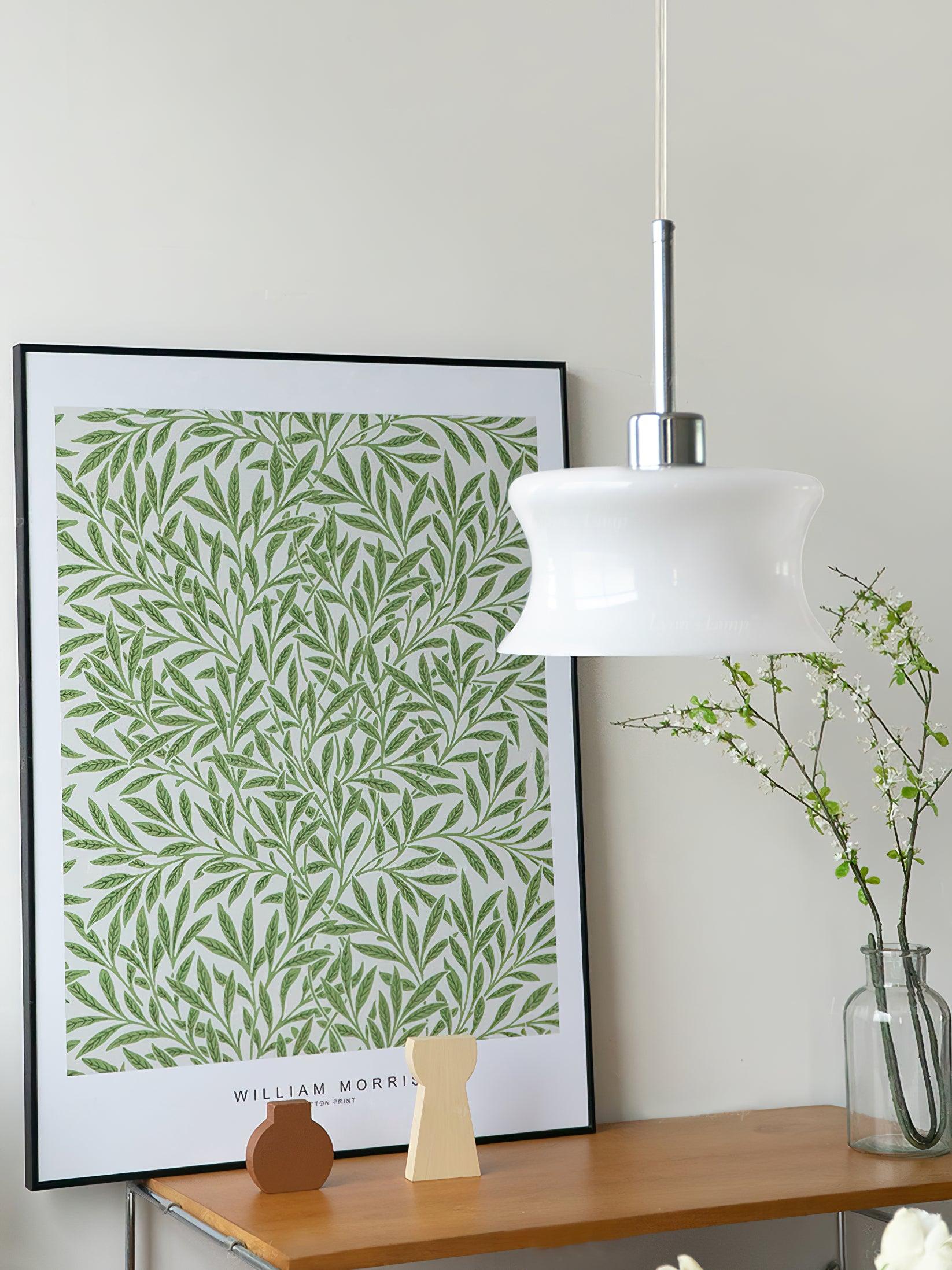 Zenthia Glass Classic Pendant Light-Neutral Decor