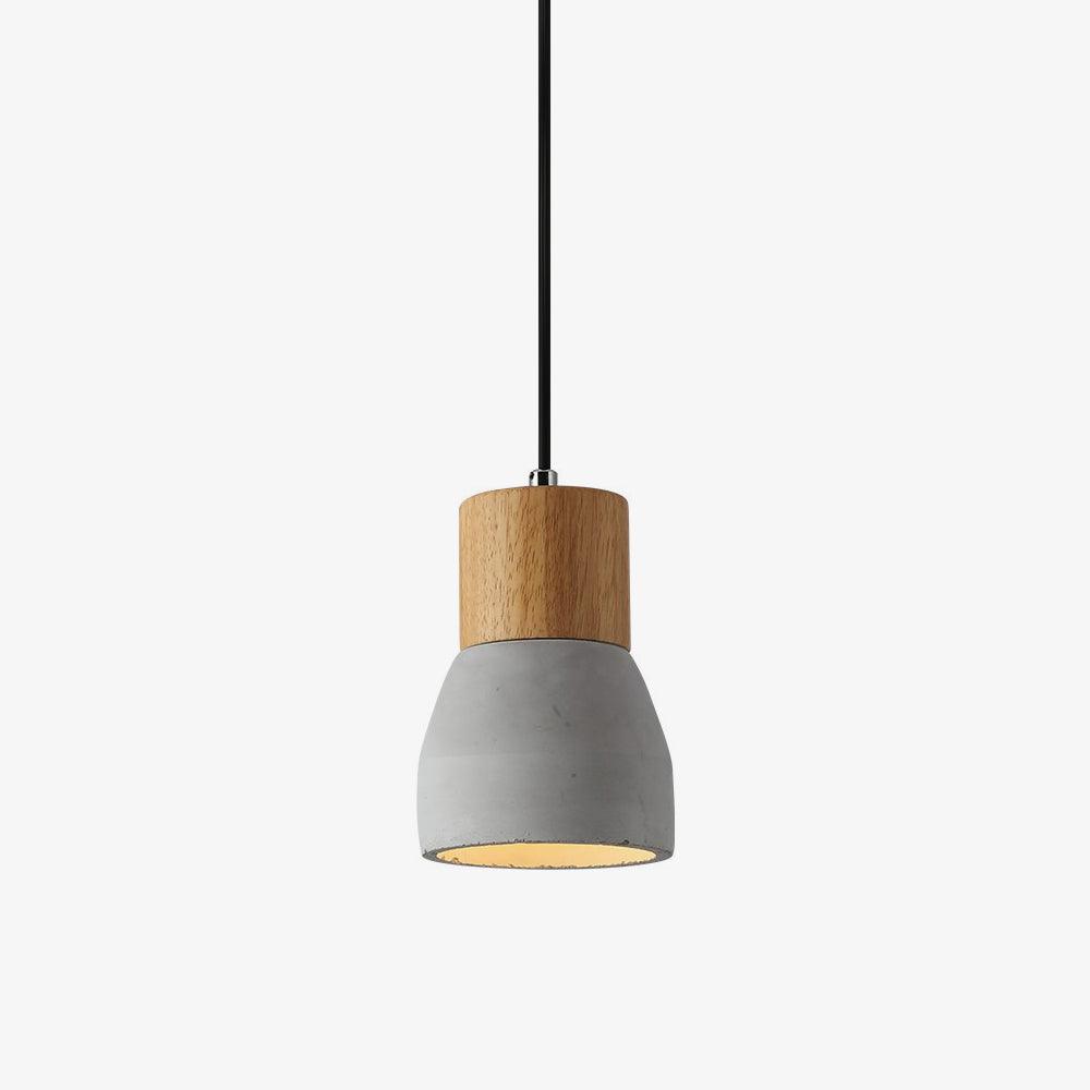 Concretis Industrial Cement Pendant Light-Neutral Decor