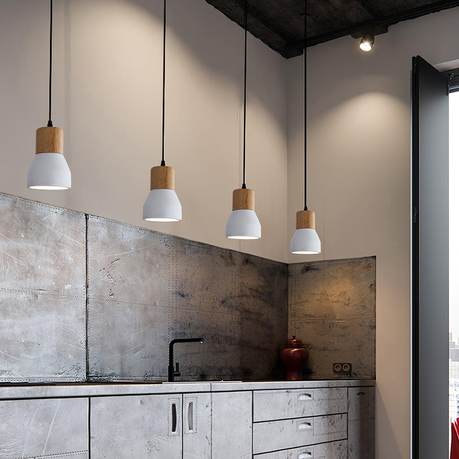 Concretis Industrial Cement Pendant Light-Neutral Decor