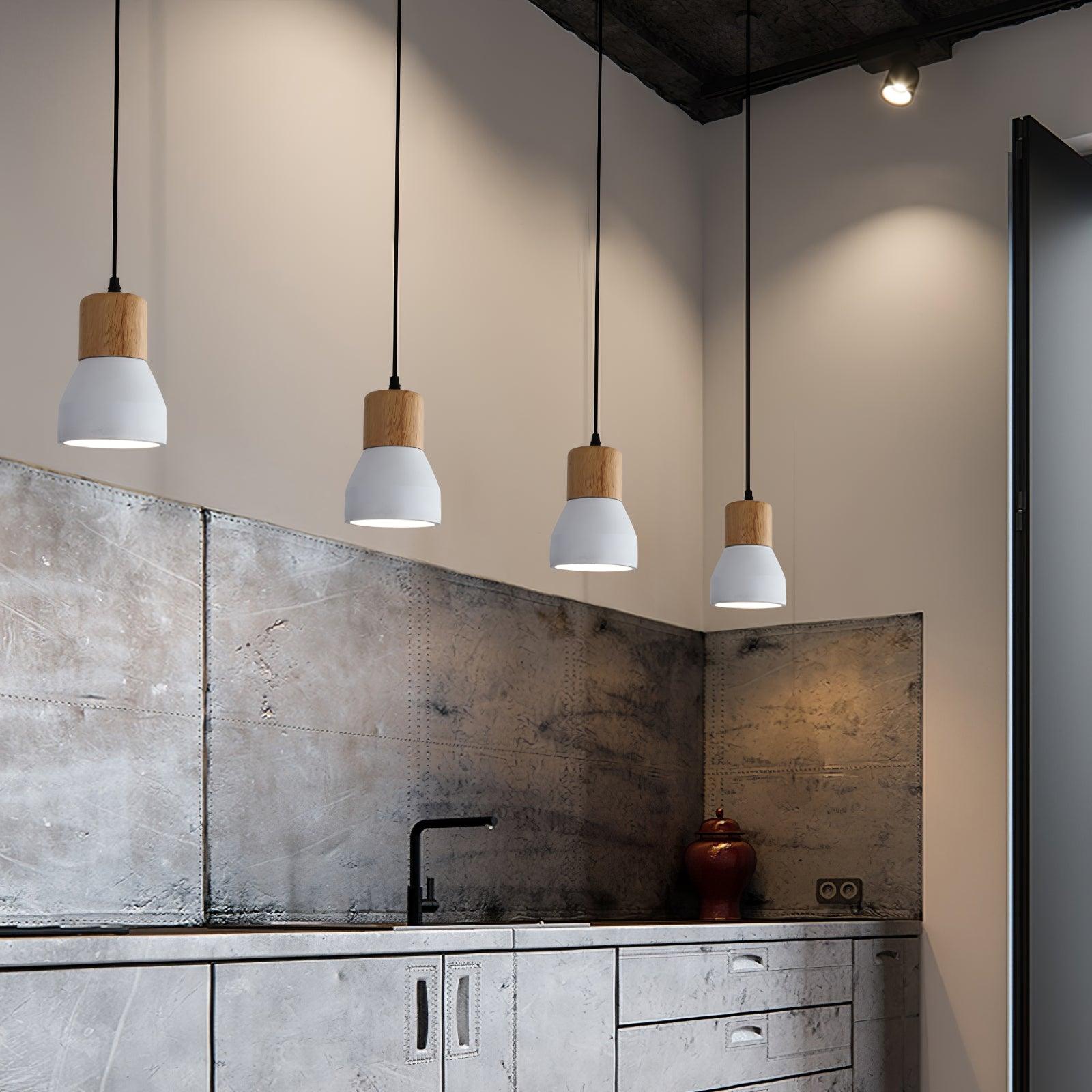 Concretis Industrial Cement Pendant Light-Neutral Decor