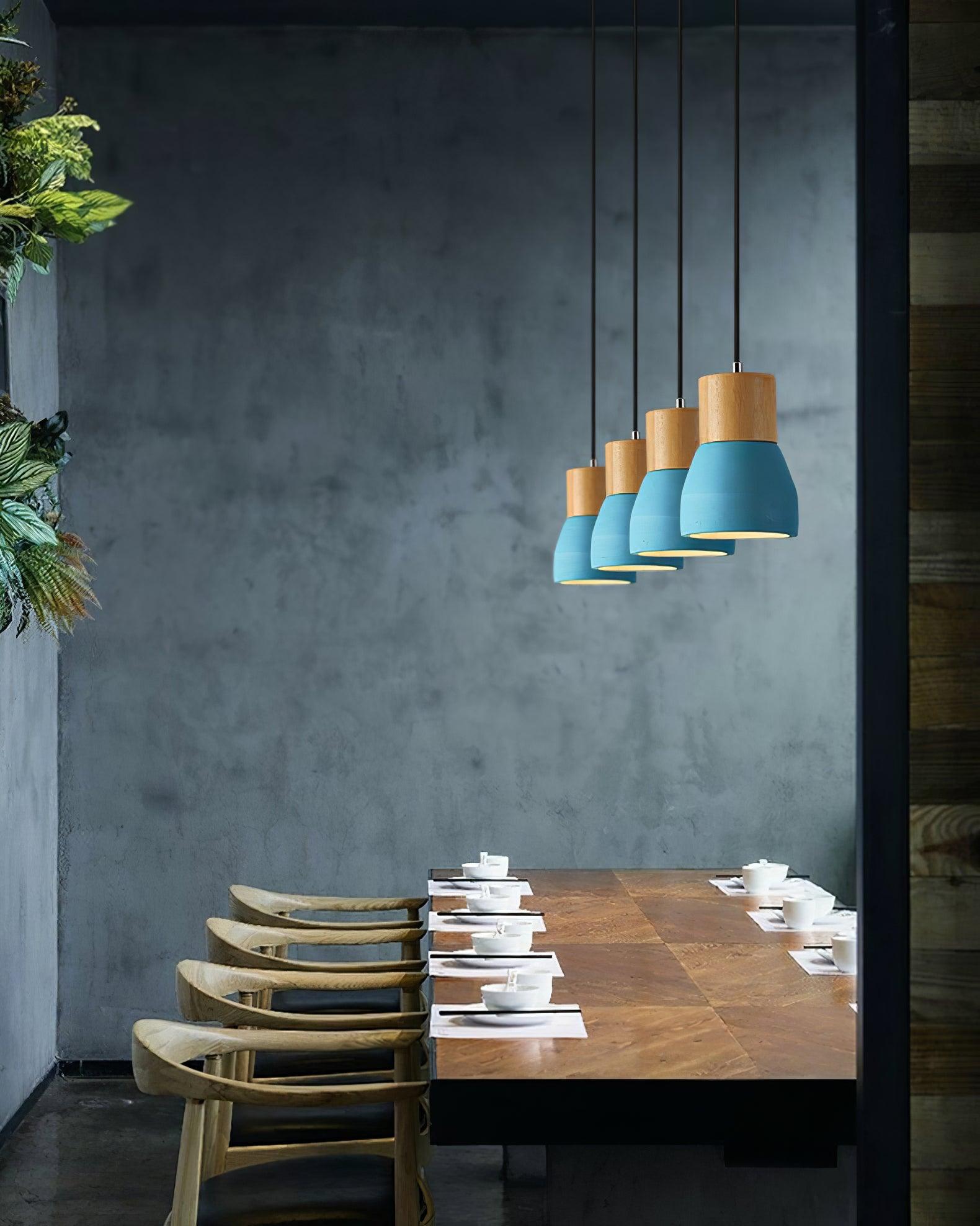 Concretis Industrial Cement Pendant Light-Neutral Decor