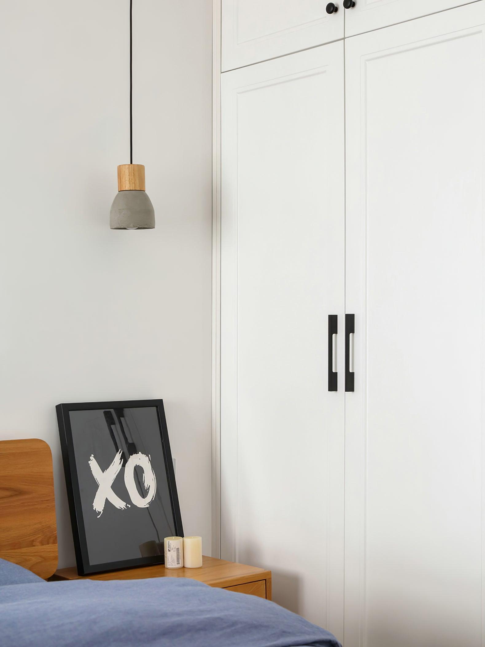 Concretis Industrial Cement Pendant Light-Neutral Decor