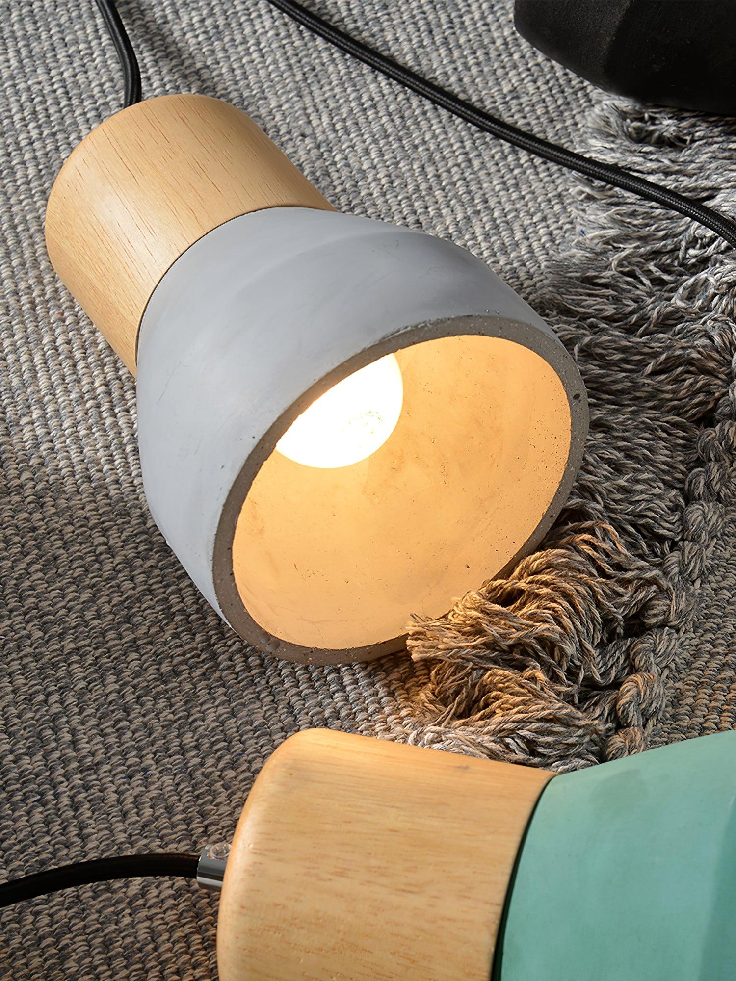 Concretis Industrial Cement Pendant Light-Neutral Decor