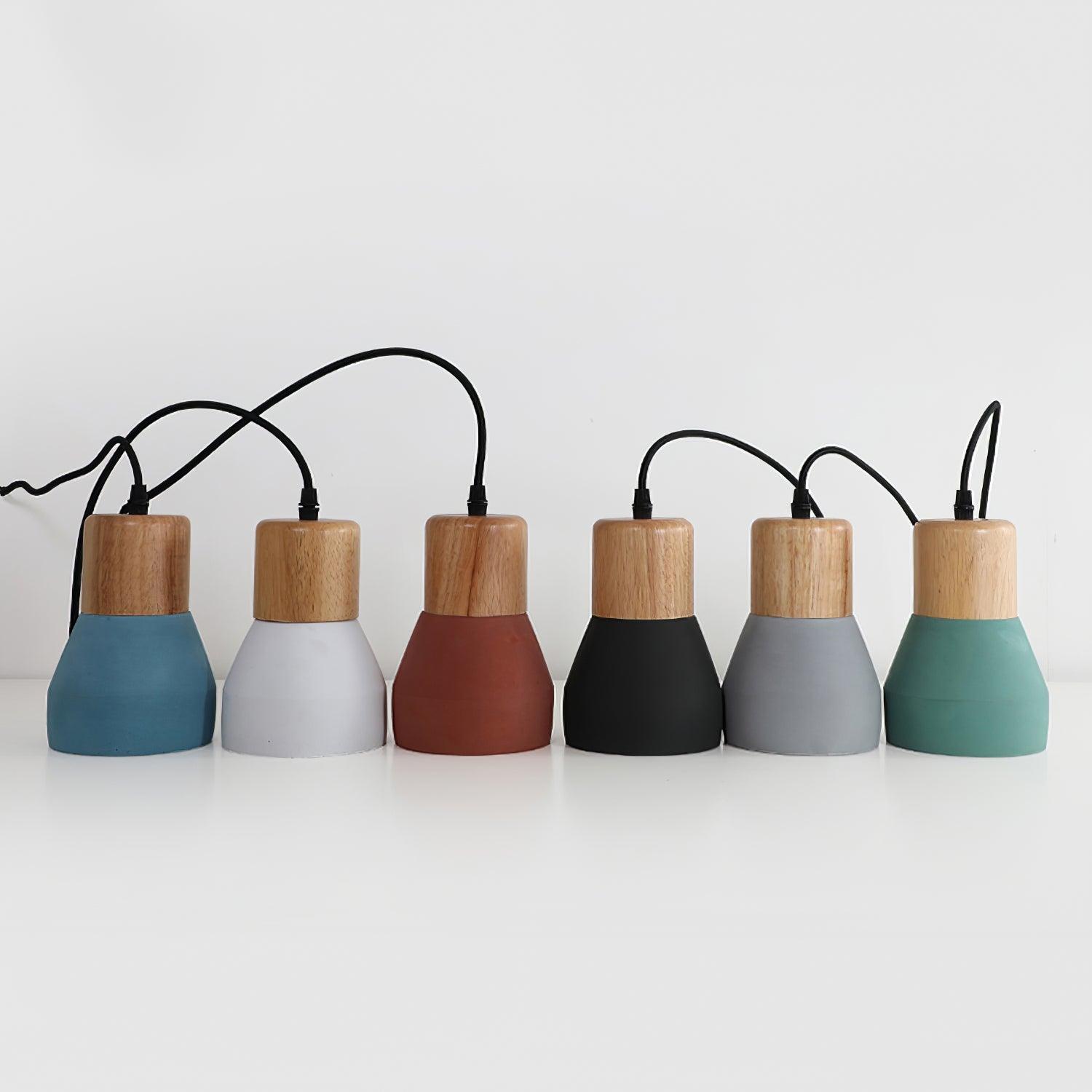 Concretis Industrial Cement Pendant Light-Neutral Decor