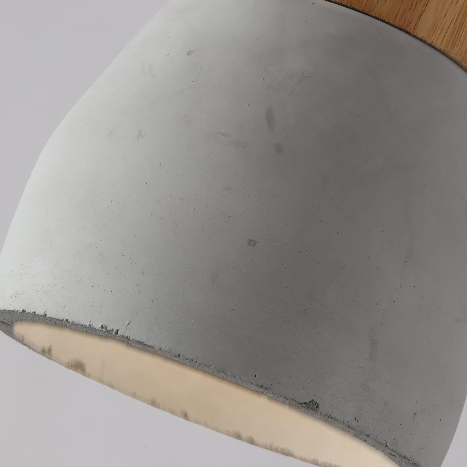 Concretis Industrial Cement Pendant Light-Neutral Decor