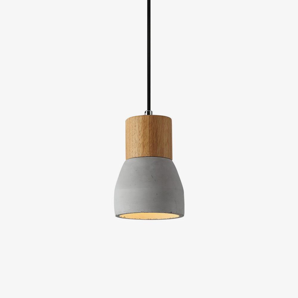 Concretis Industrial Cement Pendant Light-Neutral Decor