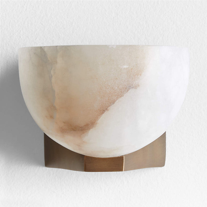 The Ando Sconce in the White finish.