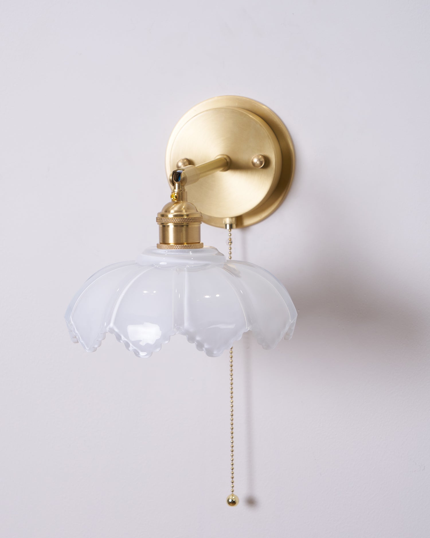 Lotus Nordic Art Rotatable Glass Wall Lamp-Neutral Decor