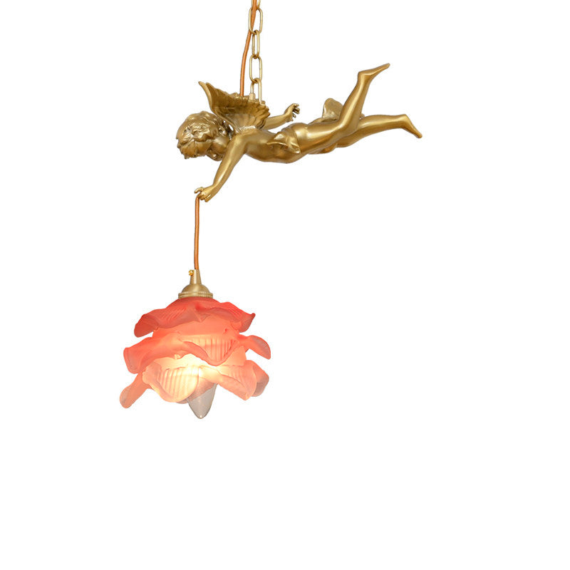 Side profile of the Angel Glass Pendant Lamp.