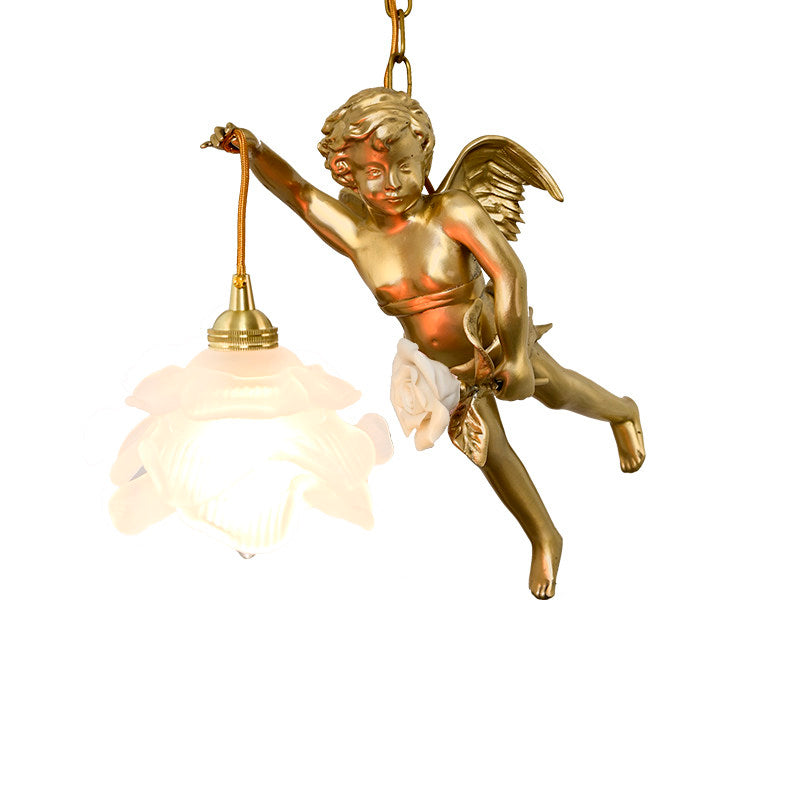 Lifestyle image of the lamp in a whimsical interior design.