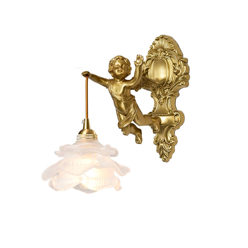 The brass fixture details and craftsmanship.