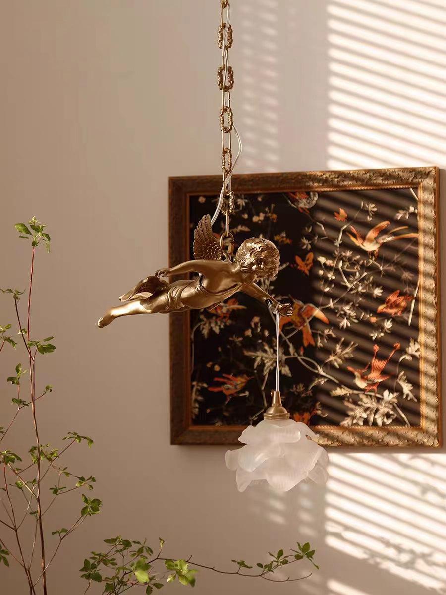 Solene Brass Light Luxury Pendant Light-Neutral Decor