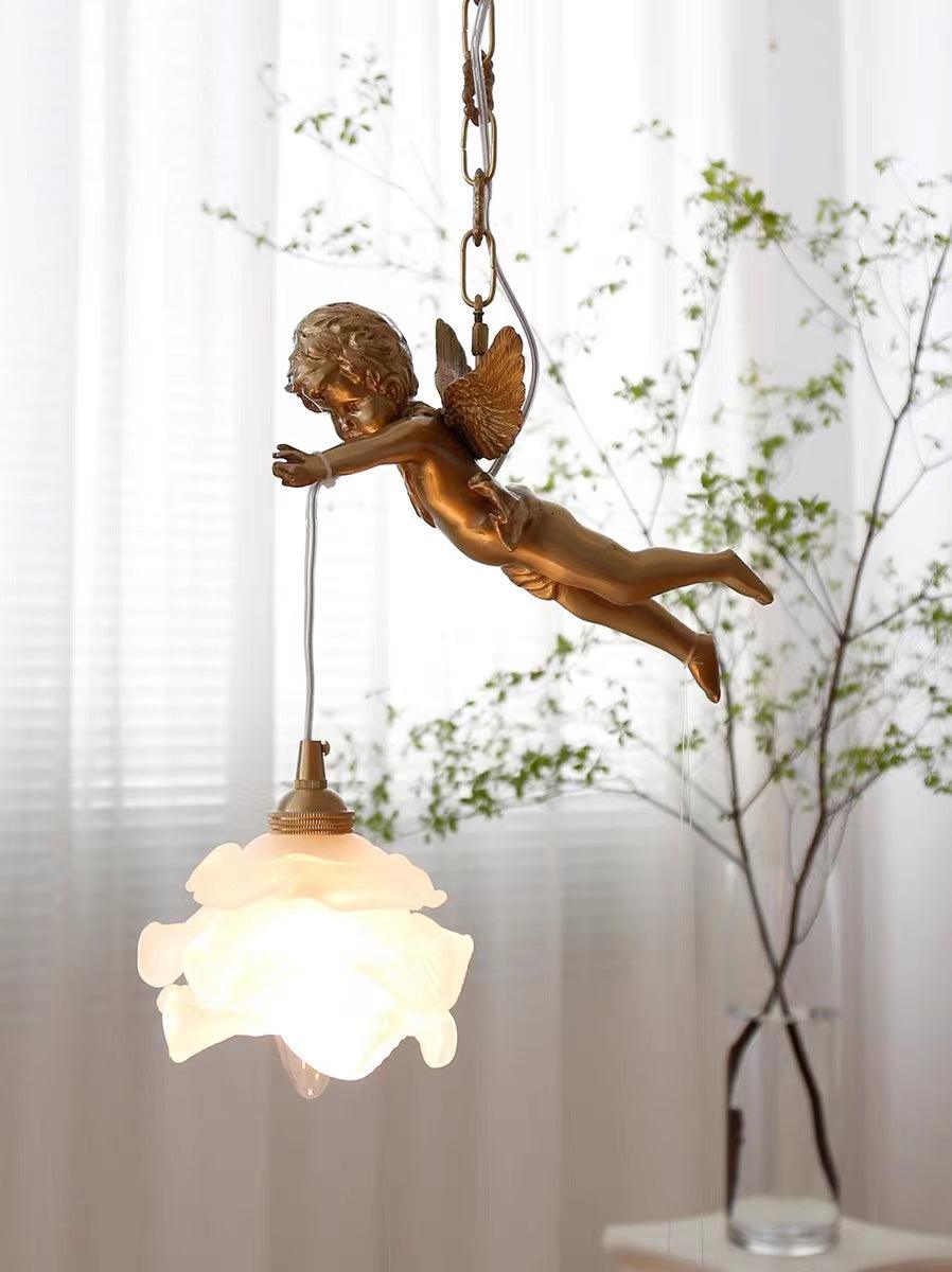 Solene Brass Light Luxury Pendant Light-Neutral Decor