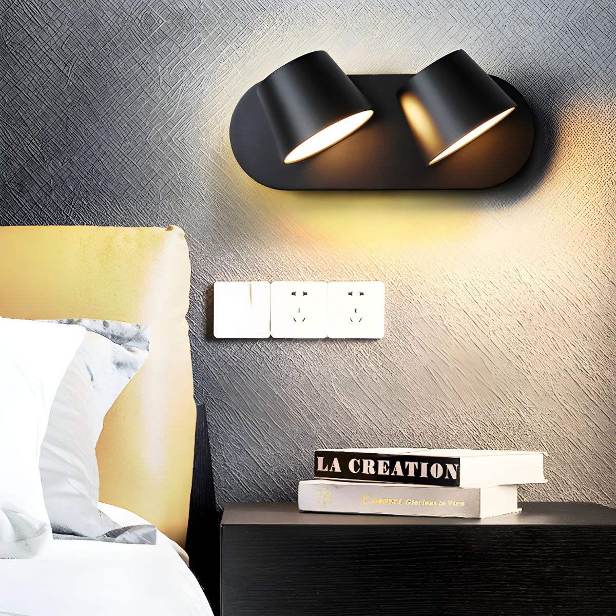 Aurlaeir Adjustable Plug-in Wall Lamp-Neutral Decor