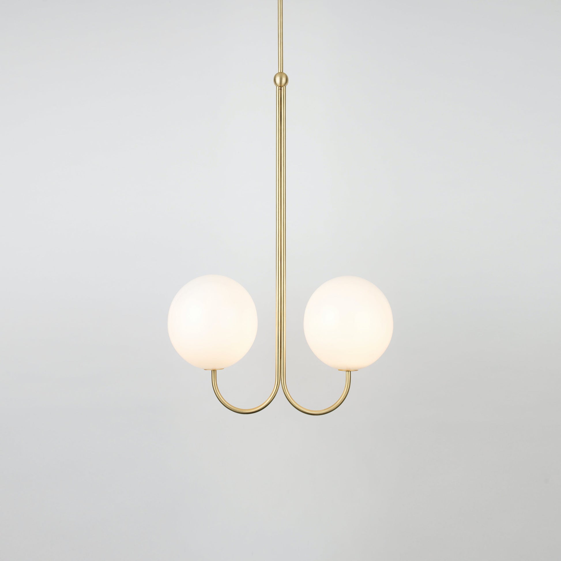 Brin Metal & Glass Elegant Pendant Light-Neutral Decor