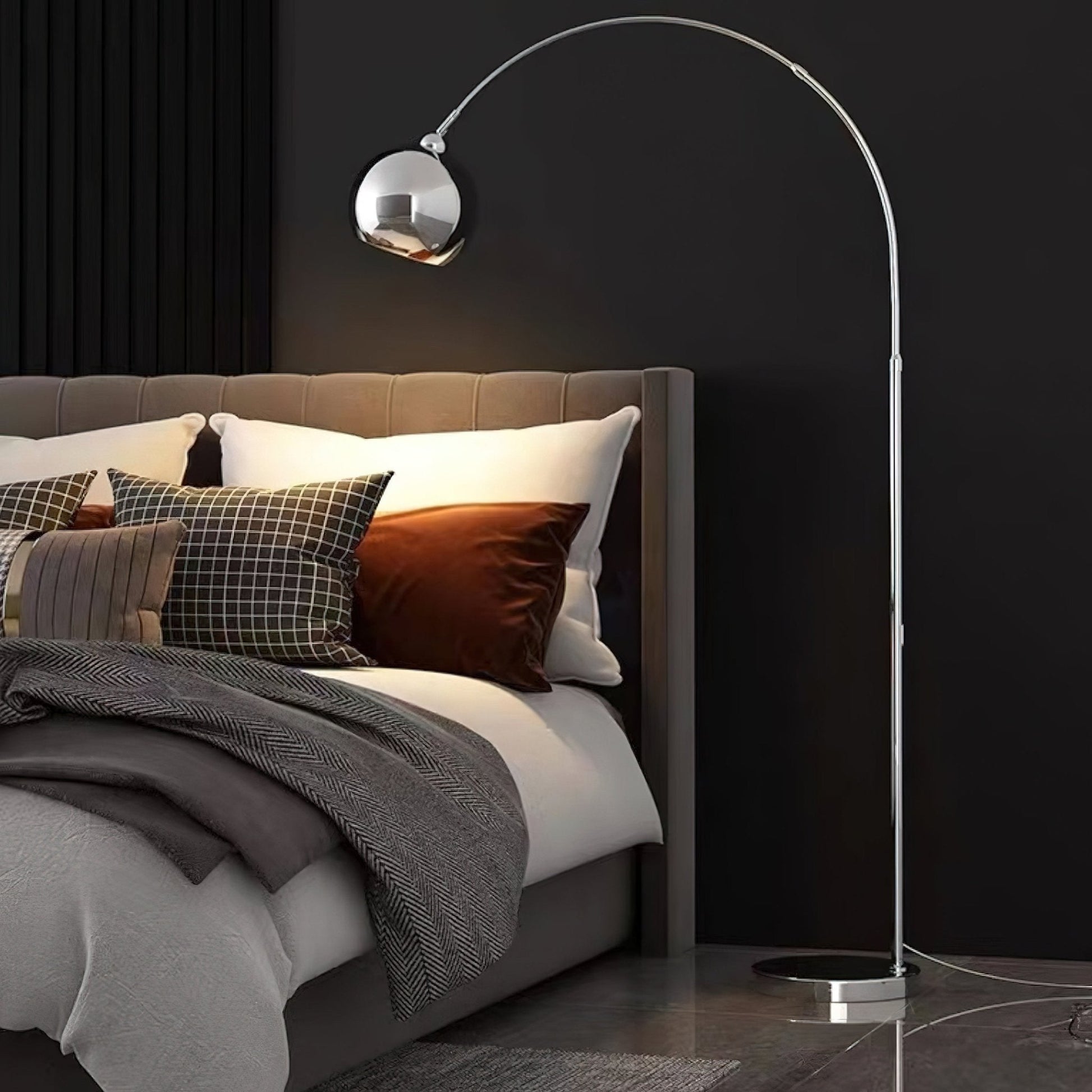Opal Minimalist Floor Lamp-Neutral Decor